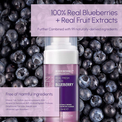 [NeoGen] DERMALOGY REAL FRESH FOAM CLEANSER BLUEBERRY 160G