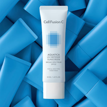 [CellFusionC] 1+1 Aquatica UV Defense Sunscreen OTC 50ml+50ml