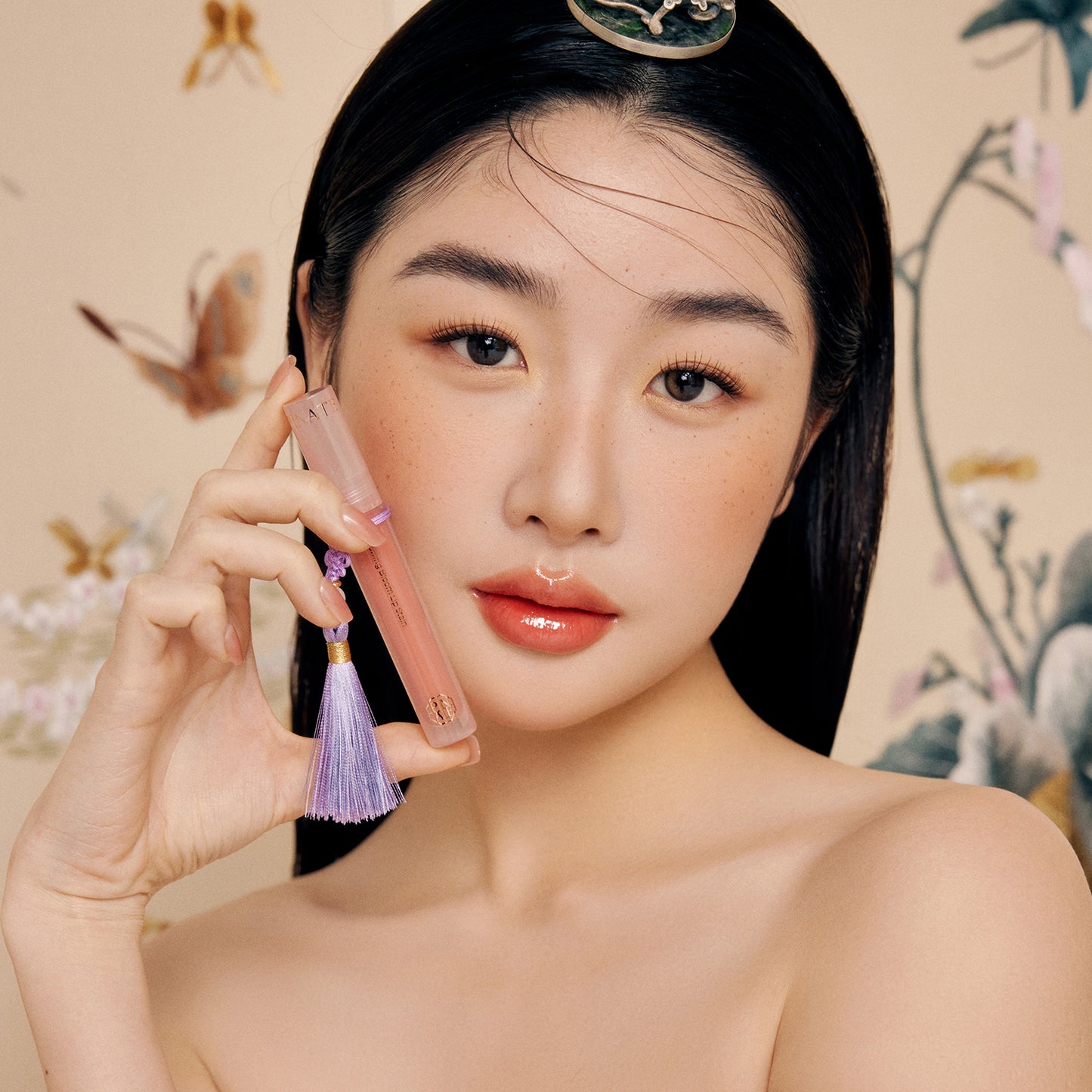 [Pinate] Glowing Bloom Lip Stain - 02 Neutral Coral