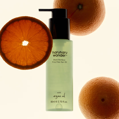 [haruharuwonder] Black Bamboo Frizz-Free Hair Oil 80ml
